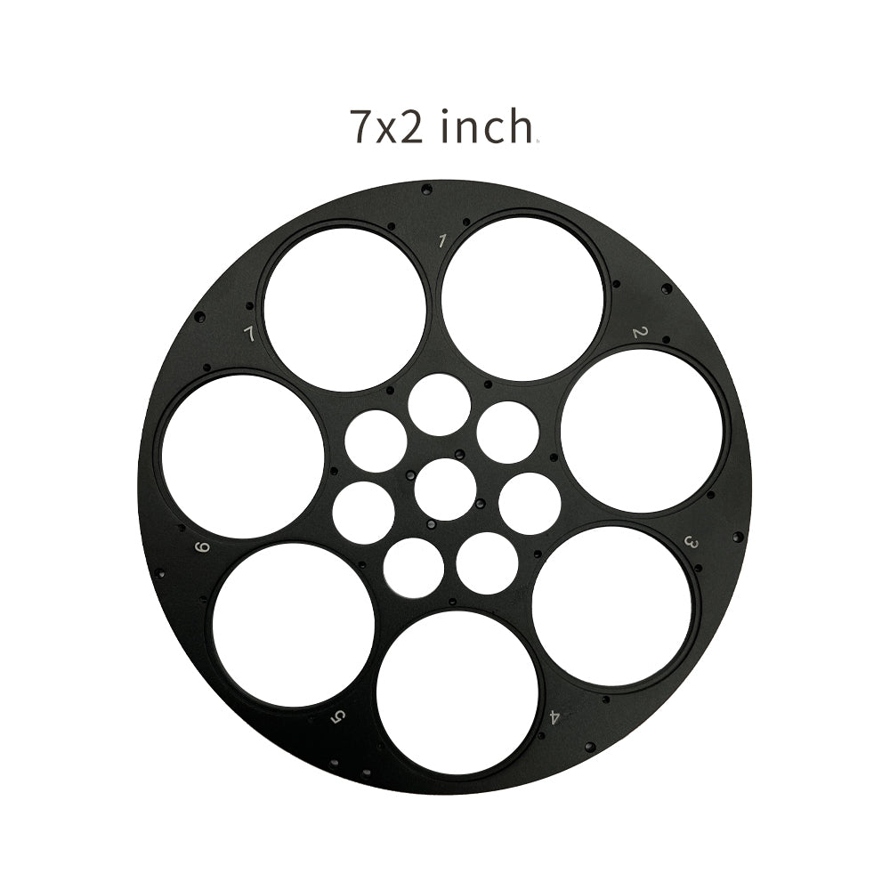 Roue à filtres électronique AFW-L 7×2″ (50,8 mm) – compatible avec caméras DSO plein cadre et autres capteurs – pour l’astronomie - ToupTek Astro