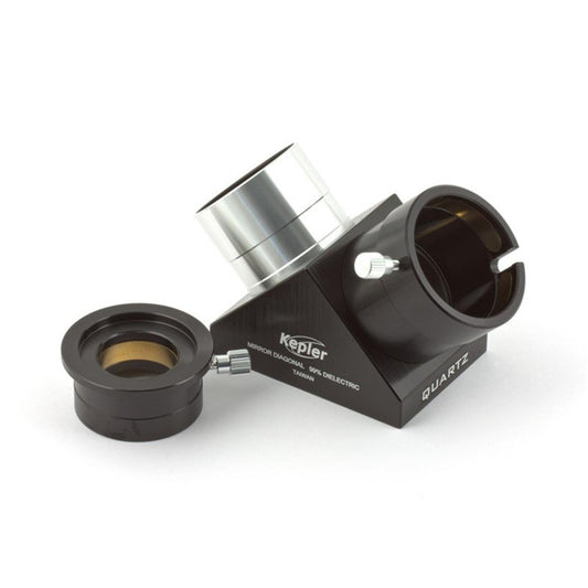 Renvoi coudé 50,8 mm à miroir en quartz et serrage annulaire Kepler