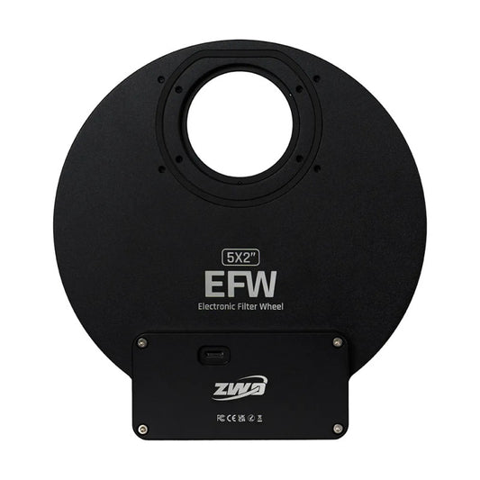 Roue à filtres électronique EFW 5 positions pour filtres 50,8 mm ou 50 mm non montés - ZWO