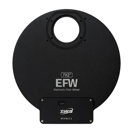 Roue à filtres EFW 7 positions pour filtres 50,8 mm ou 50 mm non montés - ZWO