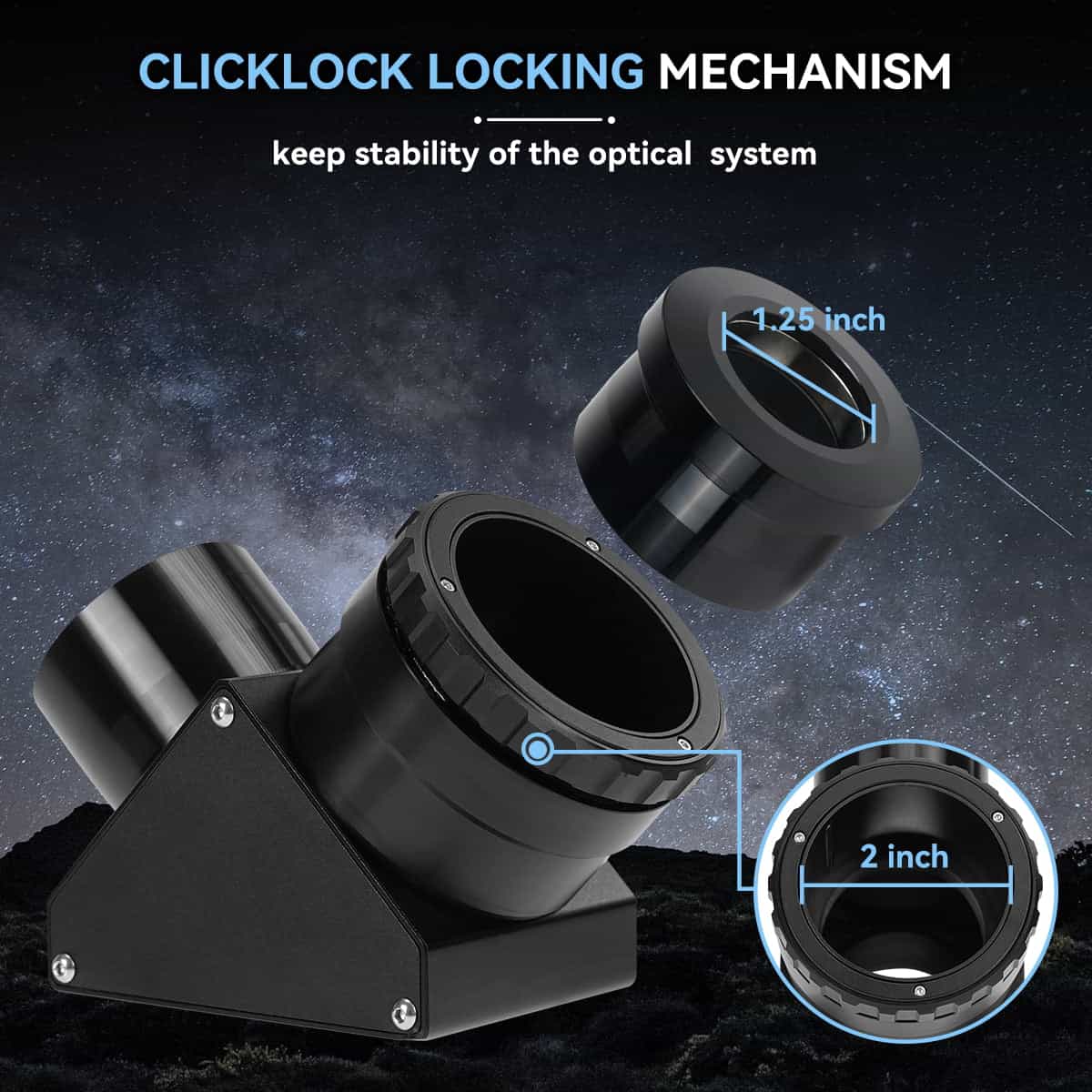 SVBONY SV223 - مرآة قطرية بزاوية 90 درجة مع طلاء عازل