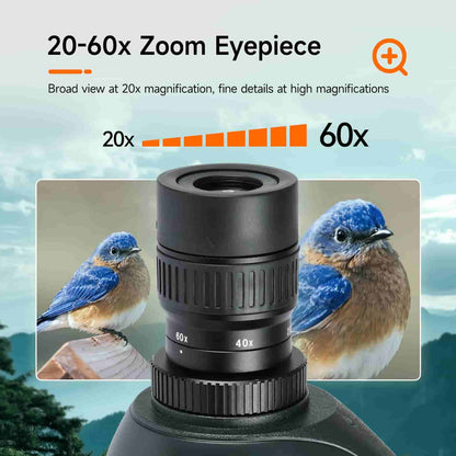 SV406 Longue-vue HD 20-60×80 FMC Double-Focus – SVBONY