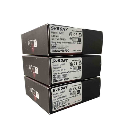 Set de Filtres SHO 5nm 2" SII H-Alpha OIII pour Imagerie Ciel Profond - SVBONY