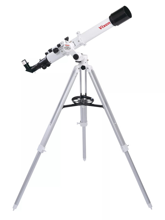 Complete Set of A70Lf Astronomical Telescope with Porta Mobile Mount - Vixen