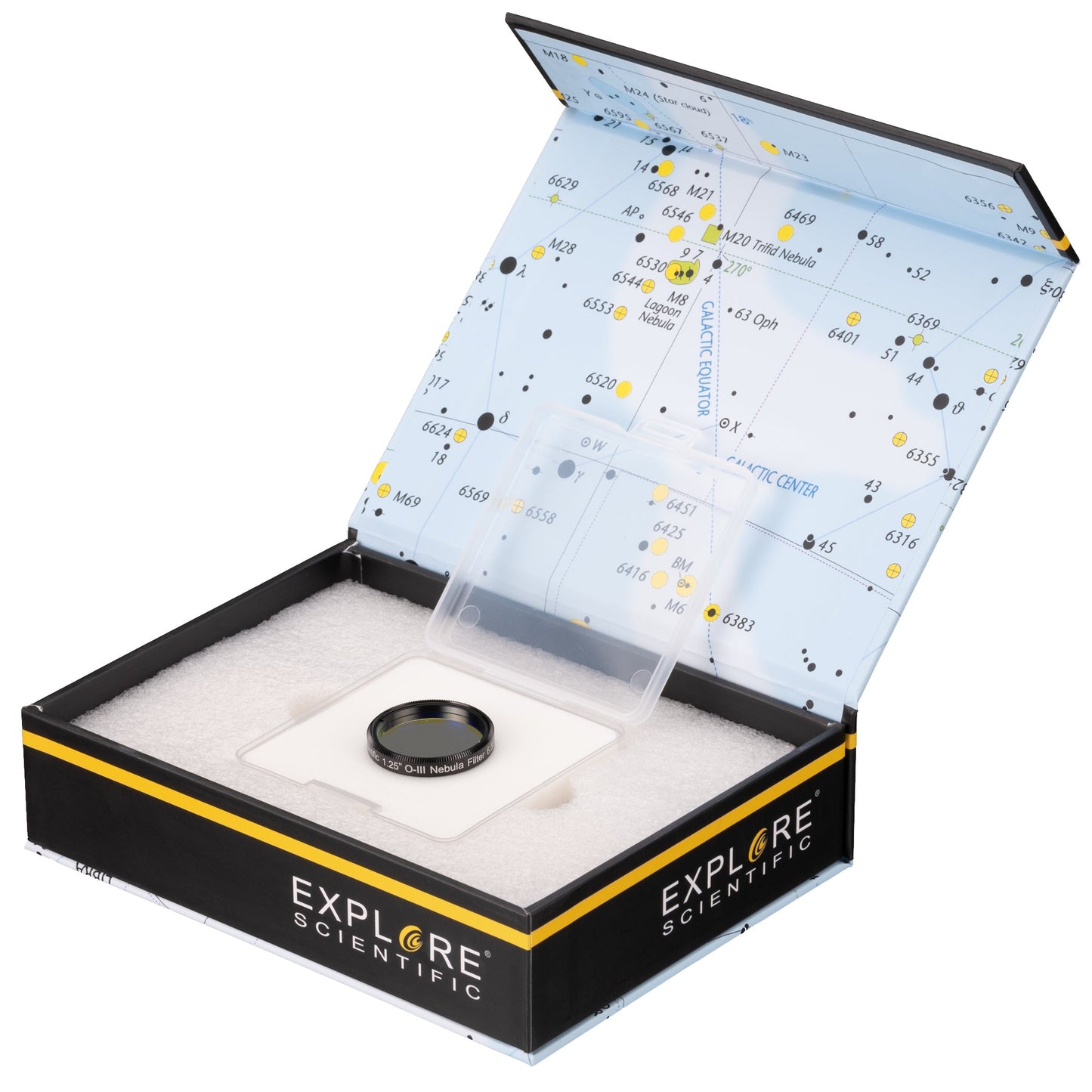 Filtre O-III 1,25" 6.5nm pour Nébuleuses et Ciel Profond - Explore Scientific