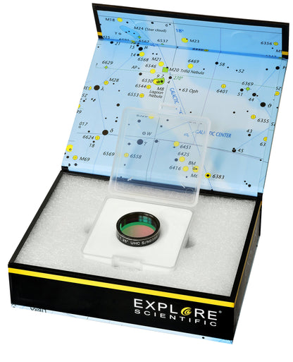 Filtre pour nébuleuse UHC 31,75 mm pour l'astronomie - Explore Scientific