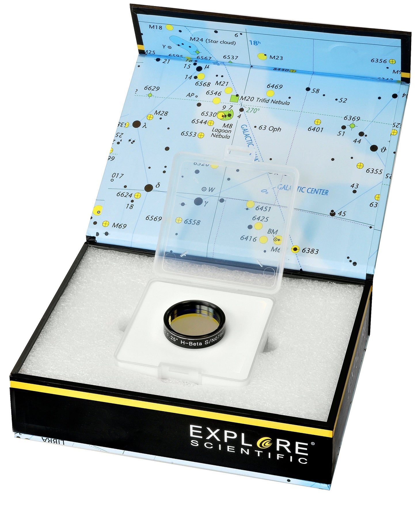 Filtre H-Beta 31,75 mm pour l'observation des nébuleuses - Explore Scientific