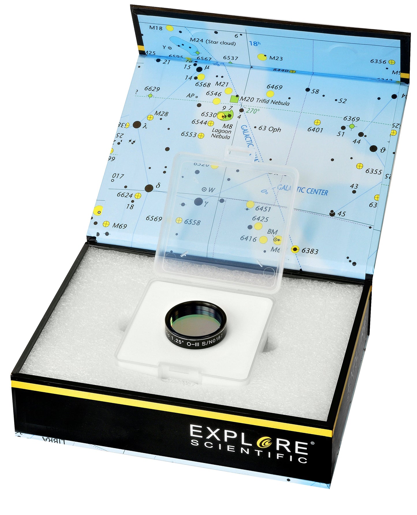 Filtre O-III 31,75 mm pour l'astronomie - Explore Scientific