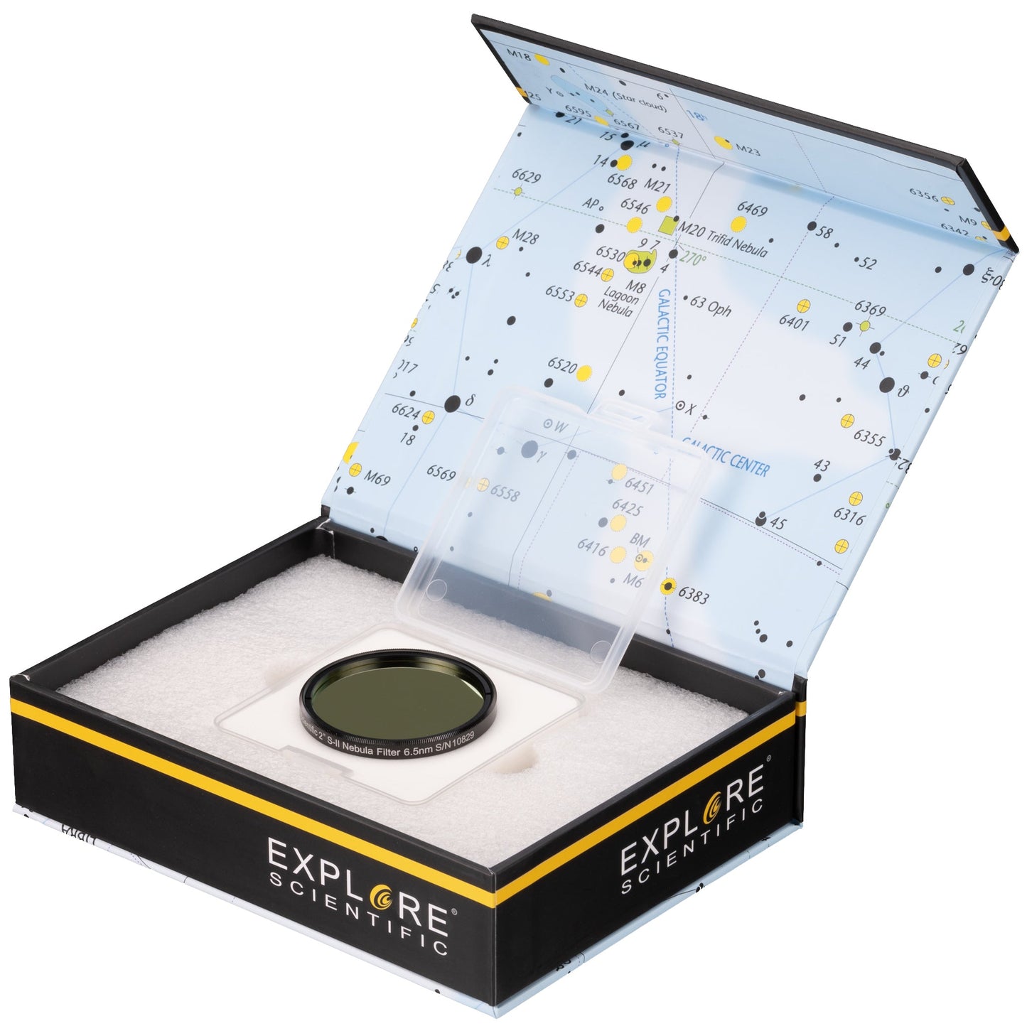 Filtrer S-II 6.5nm 2" för Nebulosor och Djup Himmel - Explore Scientific