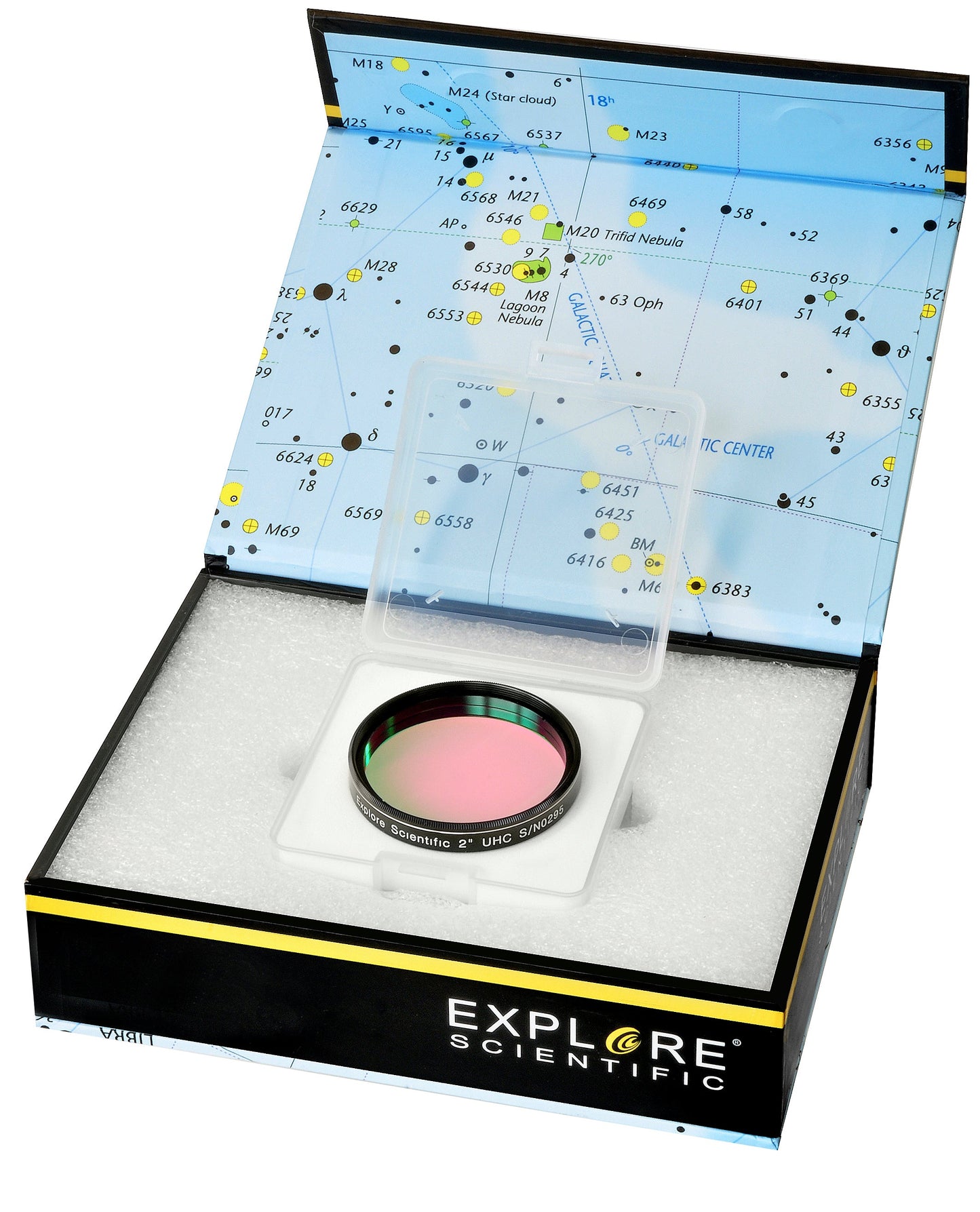 Filtre UHC pour nébuleuses 50,8 mm – pour l'astronomie - Explore Scientific