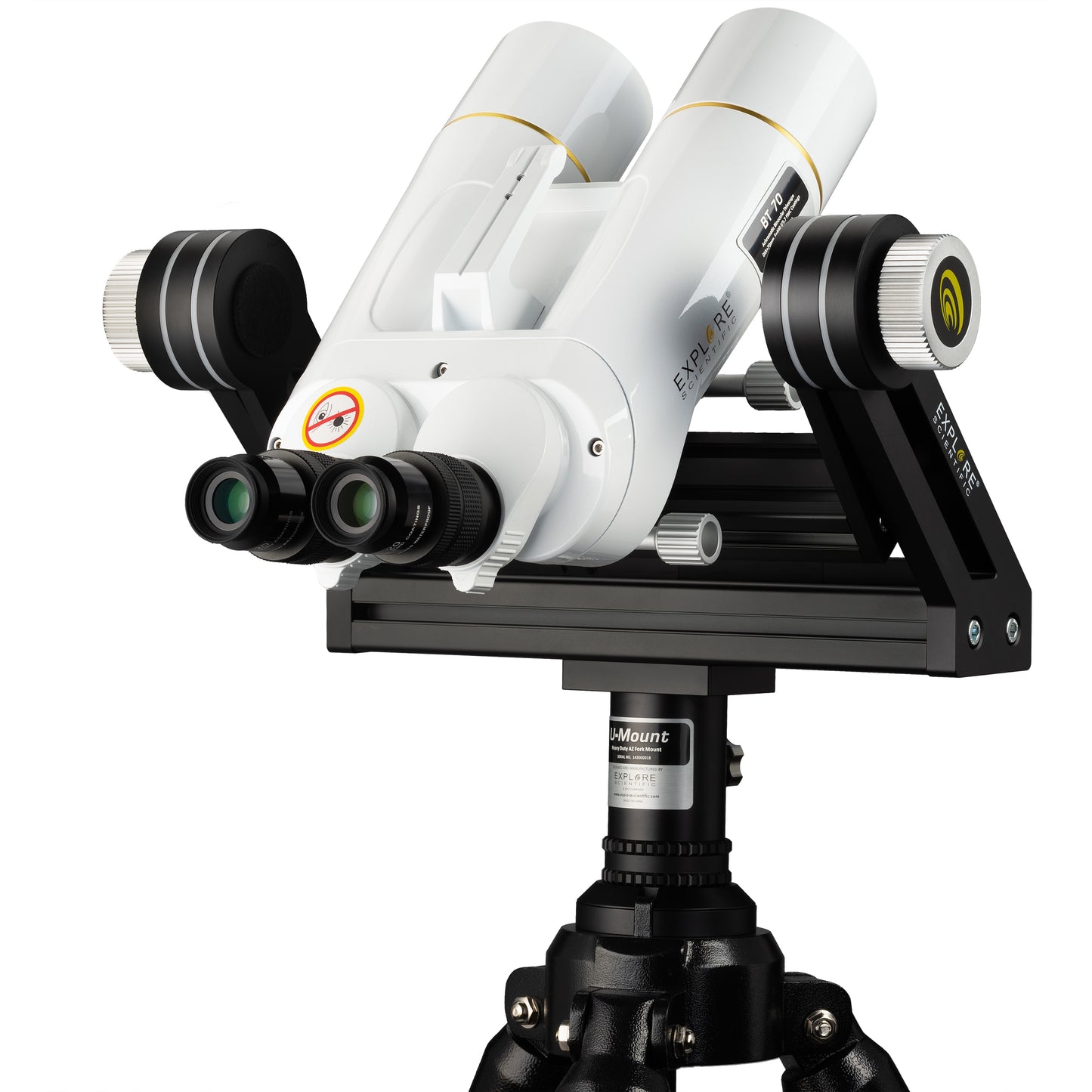 Telescope Binocular 70mm amb Oculars 62° LER 20mm - Explore Scientific